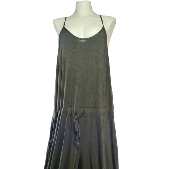 Cherish Olive Jumpsuit - Picture 2 of 6